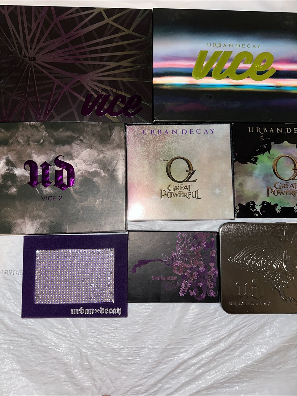 Urban Decay Eyeshadow Palettes sold separately